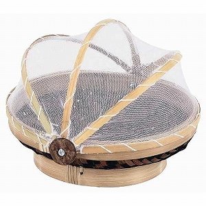 千鳥産業(Chidori-sangyo) Bamboo Basket with Lid, 7.5 inches (19 cm), 27-71