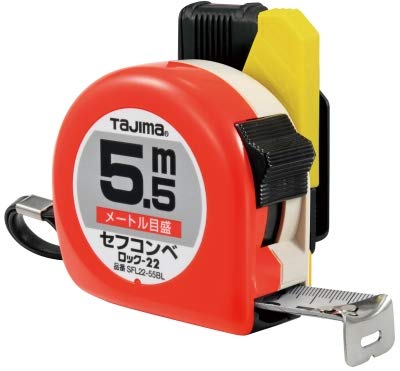 Tajima SFL2255BL Convex 22.2 x 0.9 inches (5.5 m) x 22 mm Safe Convex Lock 22