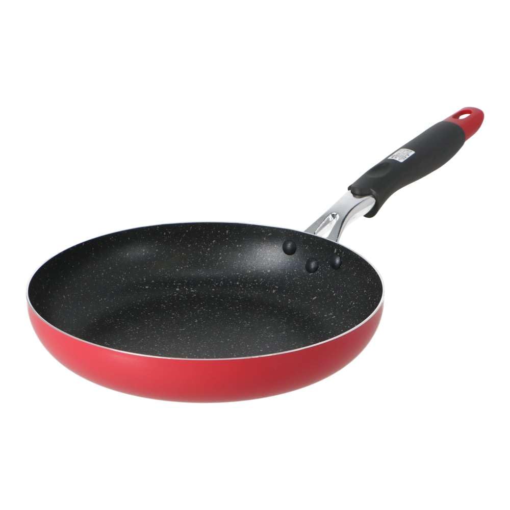 Cornan Original LIFELEX IHTR-26 IH Frying Pan, 10.2 inches (26 cm), Red
