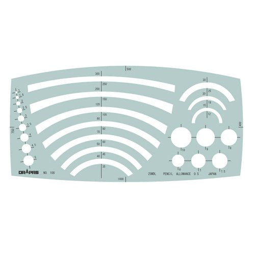 De rapasu Template Earl Ruler 31 – 108 E – 108