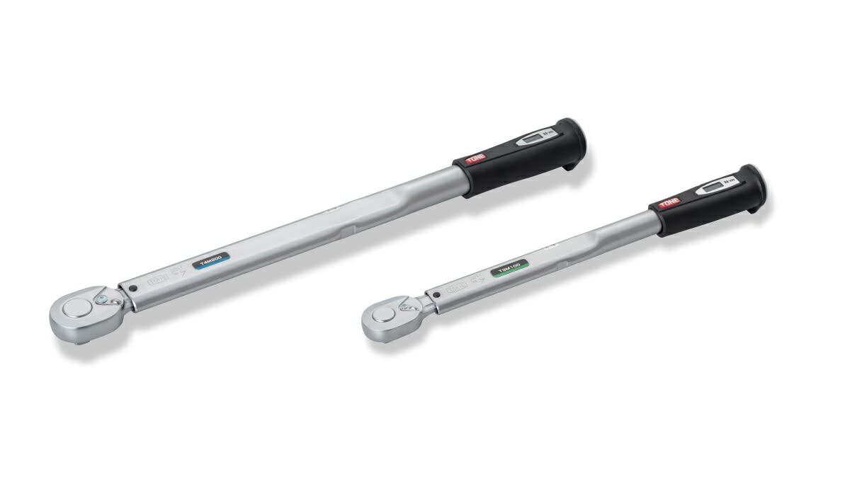Tone T2M6 Preset Torque Wrench (Memory Set Type), 1/4 inch (6.35 mm) Drive Angle, Black, 6N/m