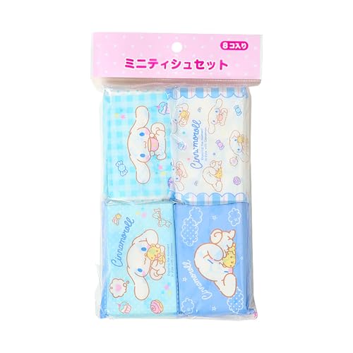 Sanrio 504211 Cinnamon Roll Mini Tissues, Set of 8