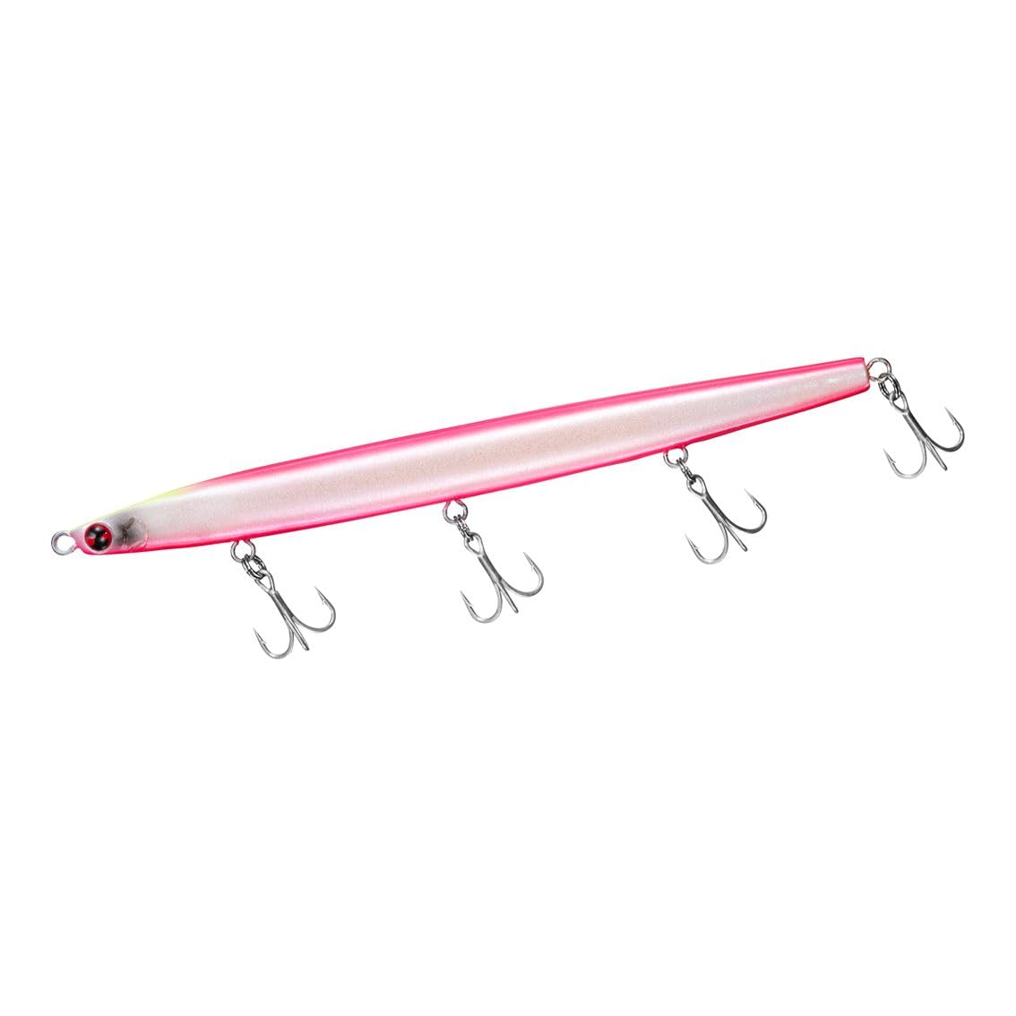 DAIWA Moissanite Switch Hitter Slim DH120S Plug, Pink Sand Bee Pearl