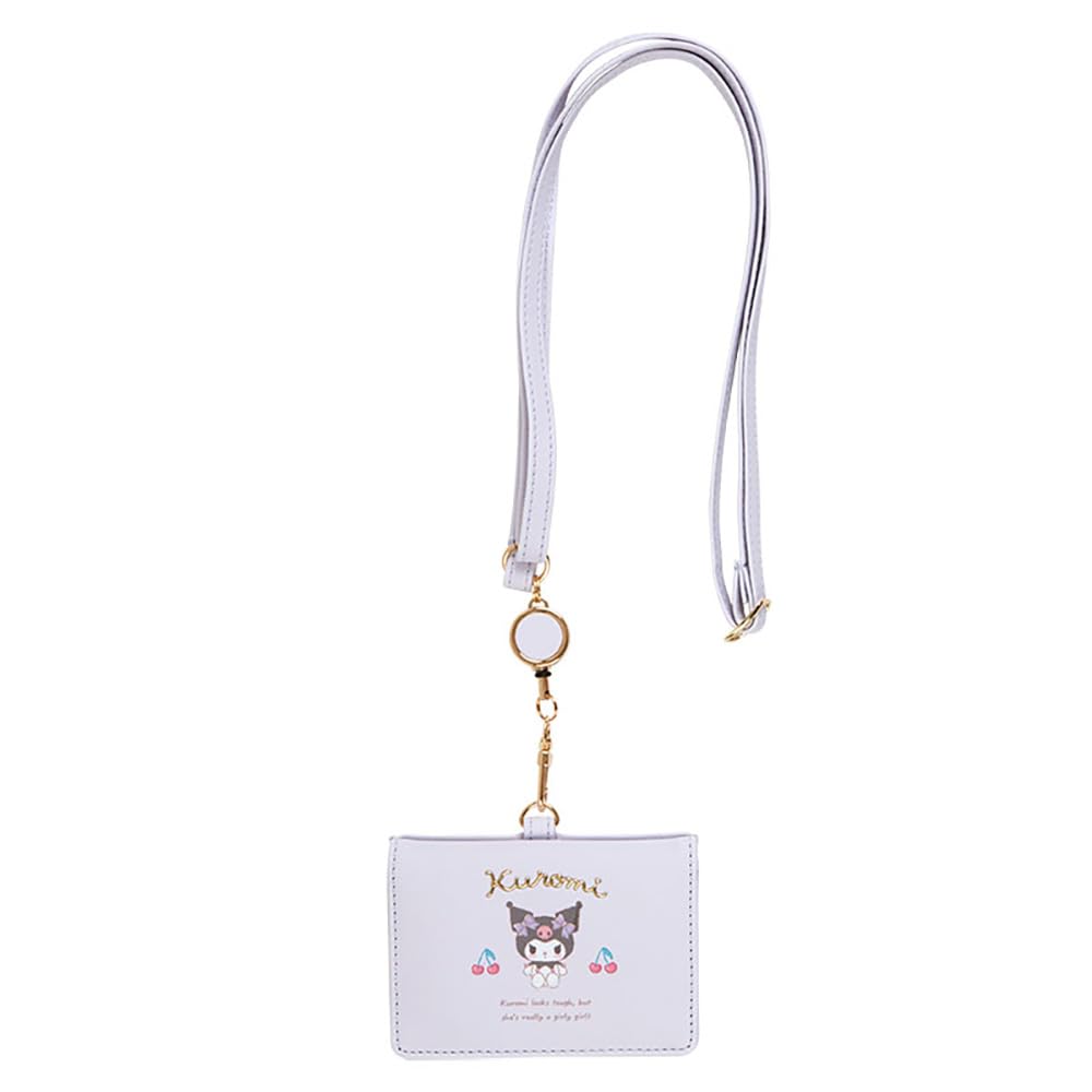 Sanrio 459097 Card Case, Folio ID Case, Kuromi Kuromi, 3.0 x 4.1 x 0.6 inches (7.5 x 10.5 x 1.5 cm), New Life, Personal Accessories, Character 459097