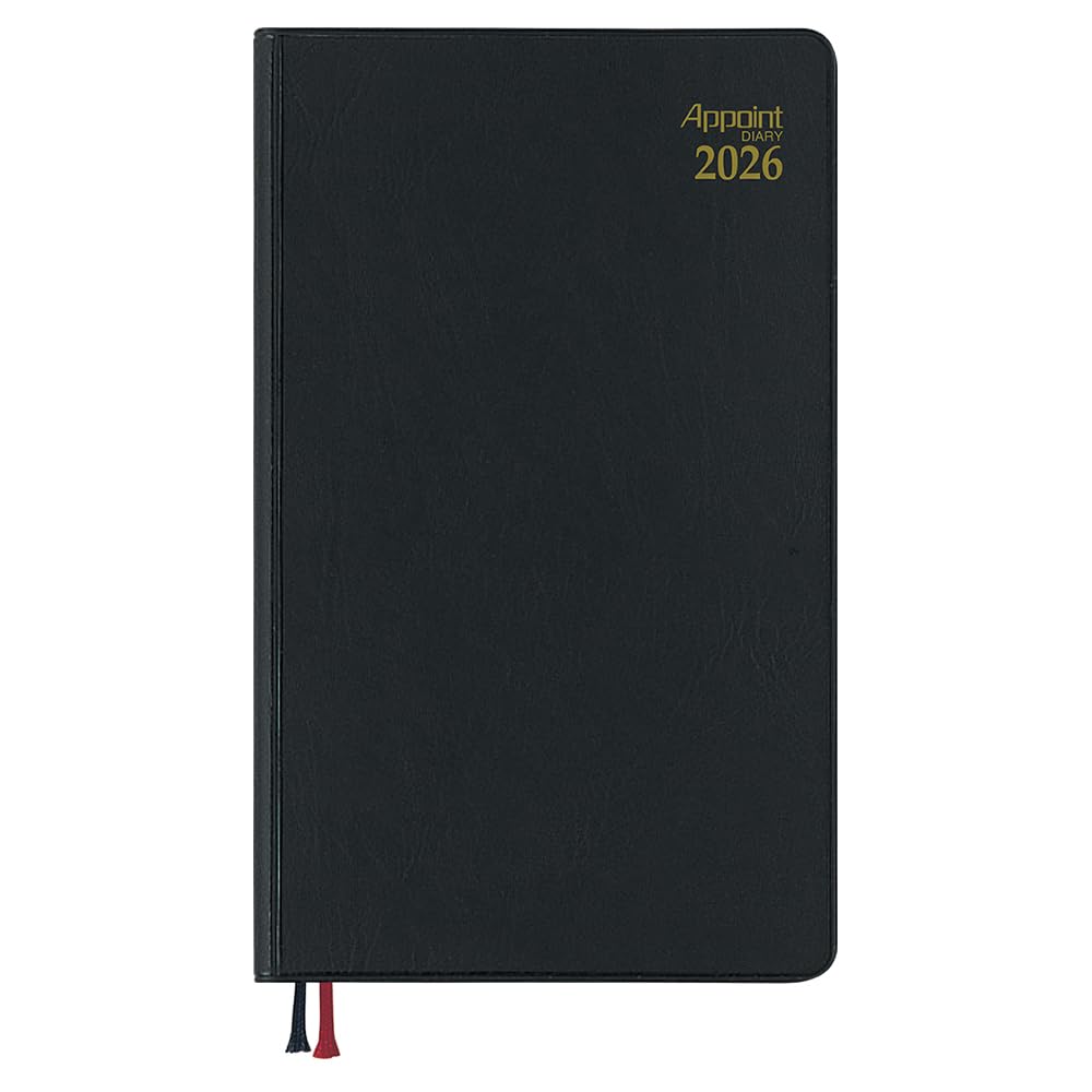 Daigo Notebook 2026 Award Monthly Horizontal Black E1005 Starting December 2025