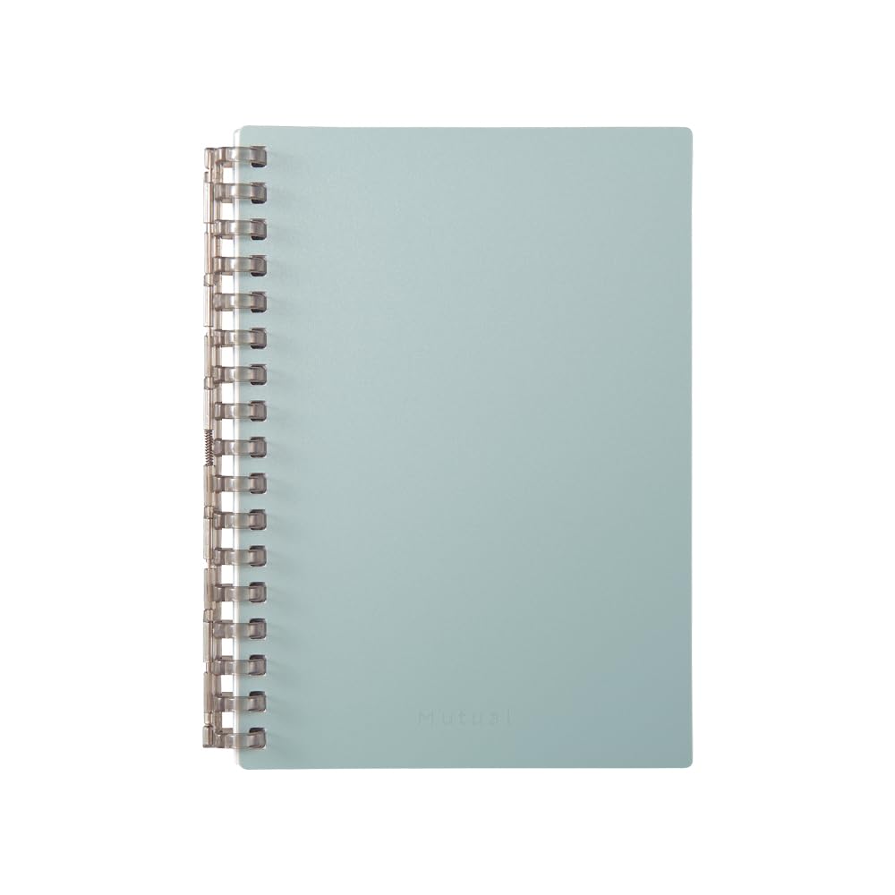 Lihit Lab Mutual Open Ring Notebook, A6, Light Blue, N2671-14