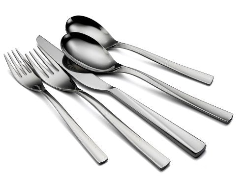 Oneida Marcella 18/10 Stainless Service for 4 F046020A Made in Italy 20 Piece Set