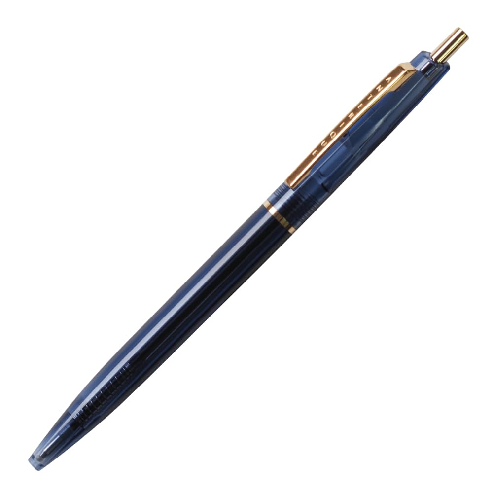 Anterique Oil-Based Ballpoint Pens, 5-1/2 in. (Clear Dark Blue) / extra fine / 0.5mm ball ATBP1E-CB
