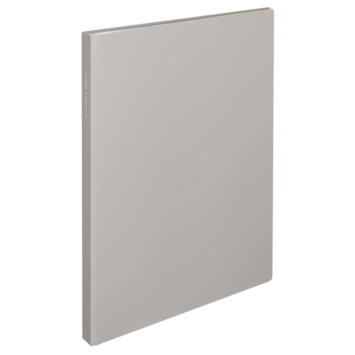 Sekisei SEL-2823-61 Separate Clear File, A4-S, 30 Pockets, Light Gray