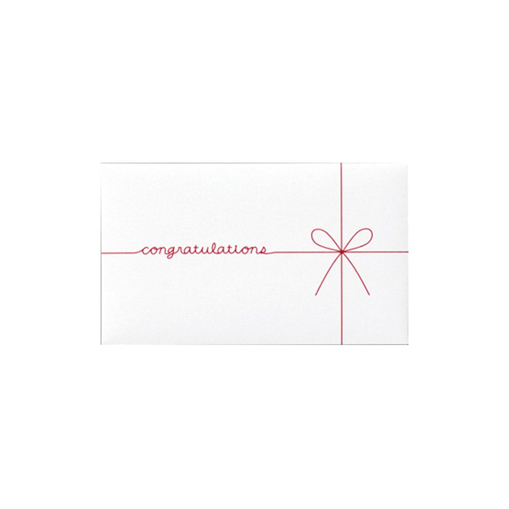 Maruai GF-2CW x 5P Gift Card Bags, Mini, White, 25 Pieces