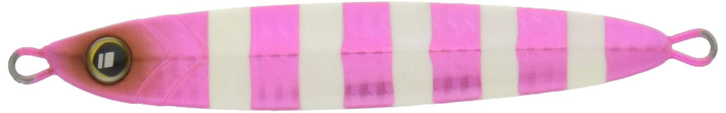 Major Craft Metal Jig, Tajigi Dojo Slow Fall Jig, TJD SLOW-120#2, ZEBLA Pink, 4.2 oz (120 g)