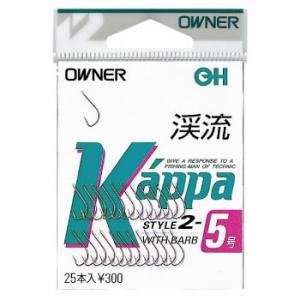 Owner OH Kappa 2 (Half Thread) Hook No. 3 Fishing Hook