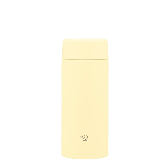 Zojirushi Su-AA36-YM Mahobin Stainless Steel Mug Water Bottle, 12.2 fl oz (360 ml), Screw Type, Dishwasher Safe, Seamless Tub, Only 2 Cleaning Points, Pale Citrus