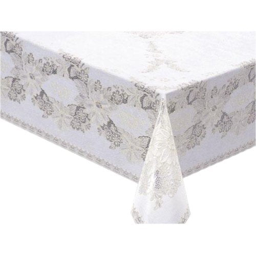 MEIWA Mai Pearl lace Tablecloth (one Product) Clara Series Elba 132cm ~ 175cm Cream