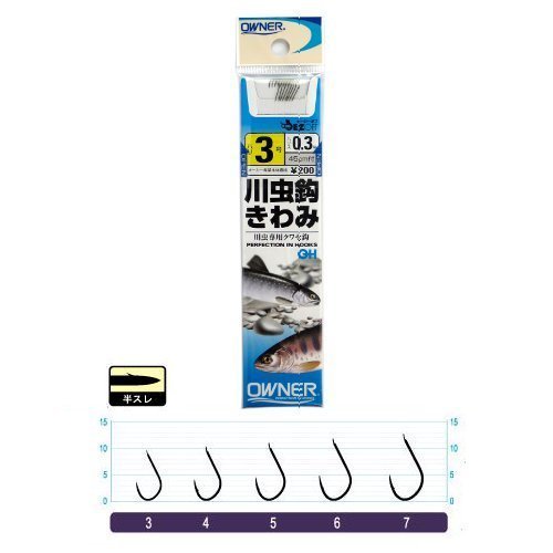 Owner River Bug Hook 3-0.3