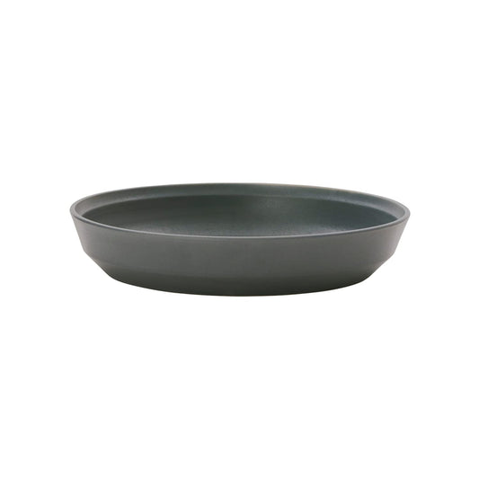 KINTO FOG 26482 Deep Plate, 8.5 inches (215 mm), Dark Gray, Microwave and Dishwasher Safe