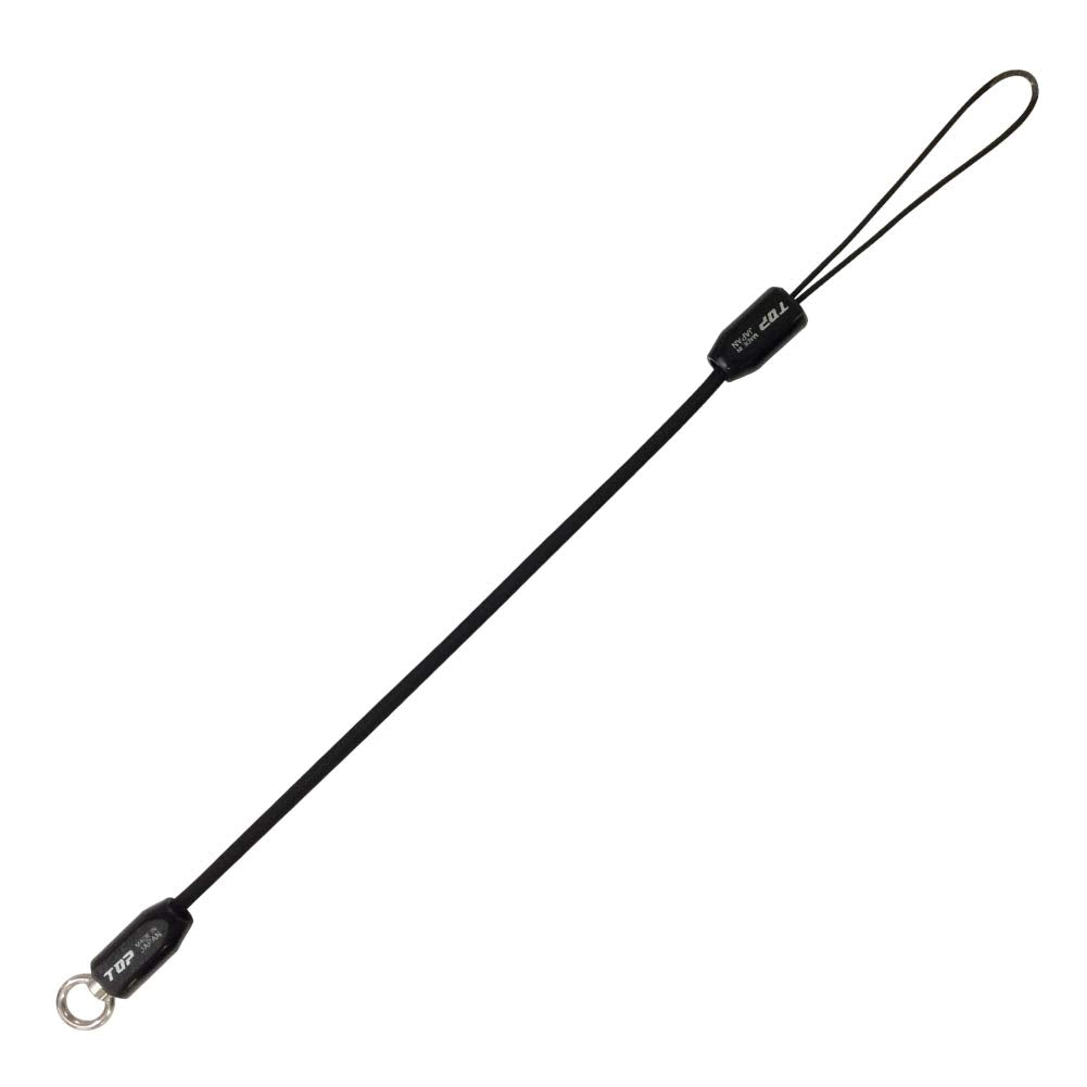 TOP SFE-200BK SFE-200BK Low Cushion Cord Extension Rubber Cord for Safety Cord, Black