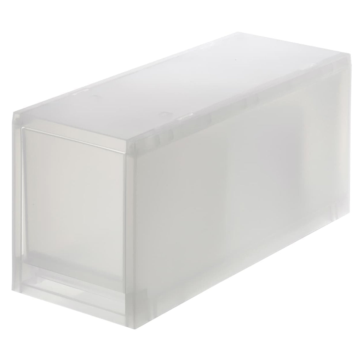 無印良品 MUJI 83831837 Polypropylene Small Storage Case, Half Size, Large