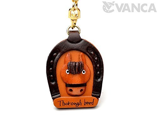 [Handmade made in Japan, new, craftsman] [] VANCA leather key chain KH story horseshoe (japan import)
