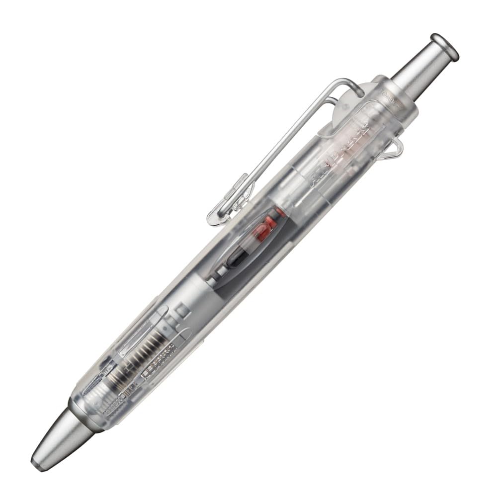 Tombow BC-AP20 Pressurized Permanent Ballpoint Pen (Can Write on Wet Paper/Back), Air Press to Squeeze Ink Ink, 0.7, Transparent