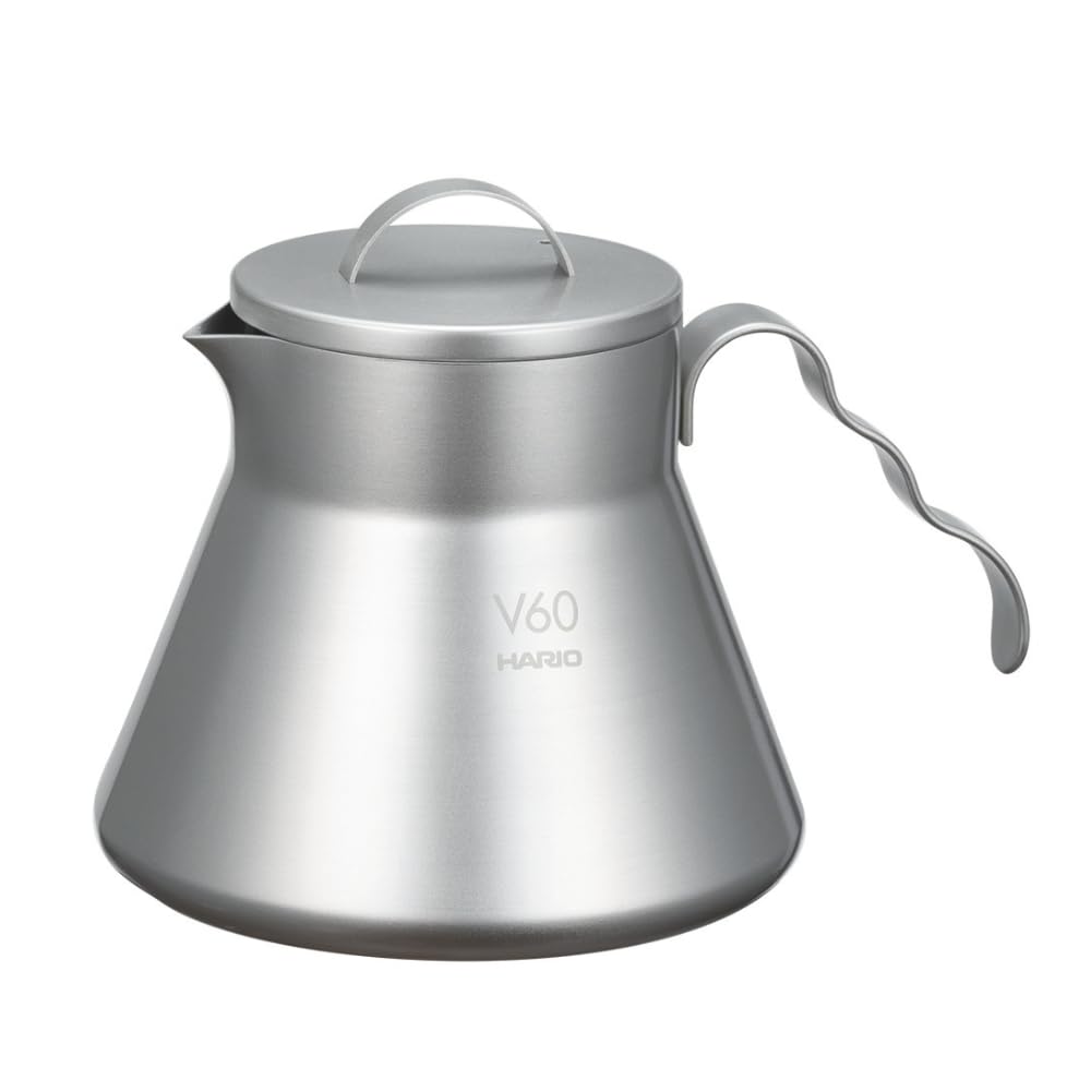 Hario Outdoor V60 Metal Coffee Server, 500ml Silver