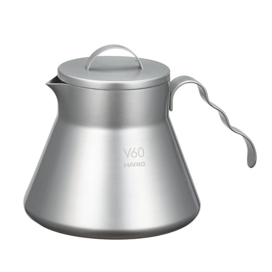 Hario Outdoor V60 Metal Coffee Server, 500ml Silver