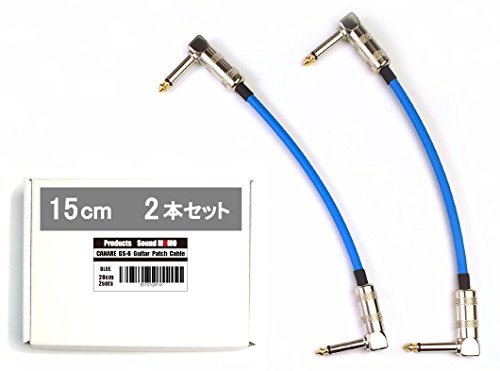Sound MOMO [Canare GS – 6 Blue] Cana's p2llc Patch Cable 15 cm (Set of 2)