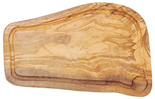 Miranda Style 700109 DRISS OLIVE Rustic Board 45, For Cutting Board and Tableware, 15.7 x 9.8 x 1.0 inches (400 x 250 x 25 mm)