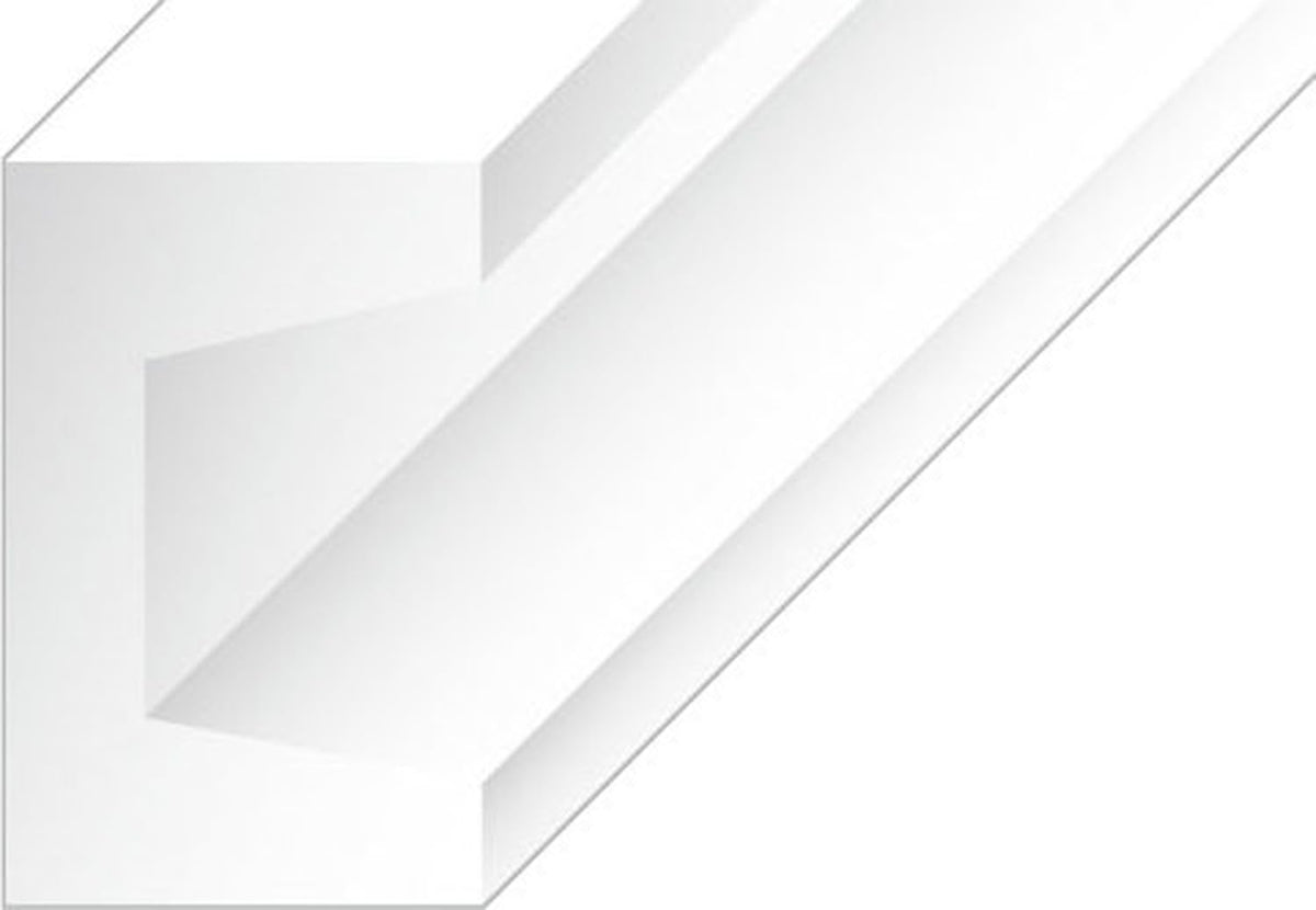 Kyosho 80EG264 Evergreen Scale Model Plastic Rod Channel, Width 0.13 inches (3.2 mm), 4 Pieces, Hobby Material