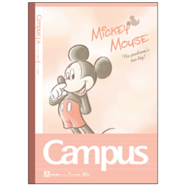Sunstar Stationery S2691582 Disney Campus Note Dots, A-Ruled, Disney Standard, Pack of 5
