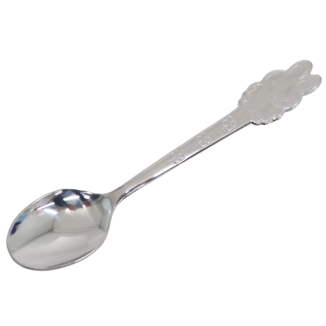 Kaneshotouki 62980 Dick Bruna Miffy Stainless Steel Spoon, 5.5 inches (14 cm), Plain