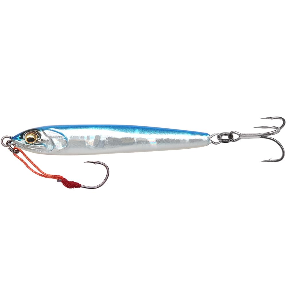Megabass Metal-X WAVINGRIDER Metal Jig Lure, 1.1 oz (30 g), G Blue