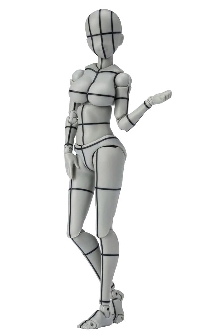 TAMASHII NATIONS - Kentaro Yabuki - Body Chan Wire Frame (Gray Color Version), Bandai Spirits S.H.Figuarts Action Figure