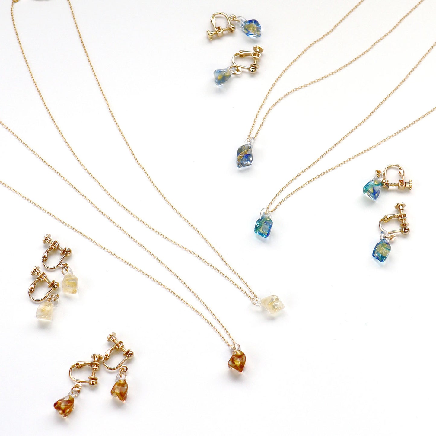 Prism Earrings – Marine Blue (Summer Limited Edition)