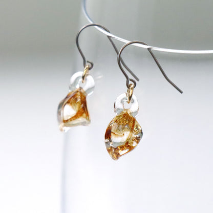 Prism Earrings – Brown