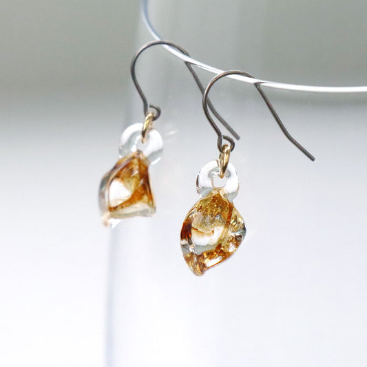 Prism Earrings – Brown