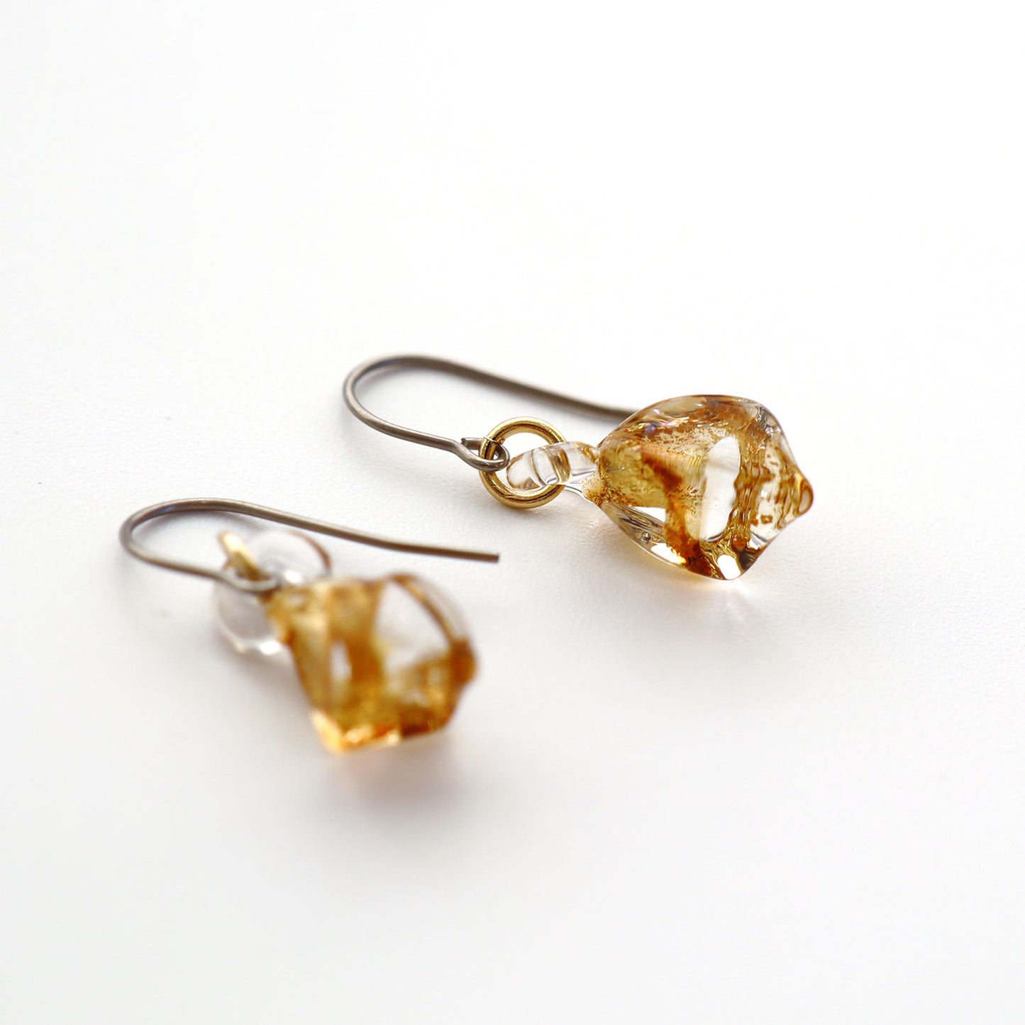 Prism Earrings – Brown
