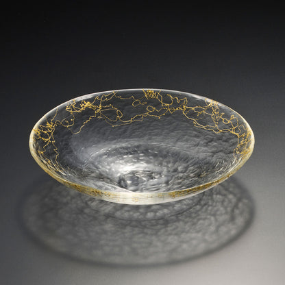 Kinshi Glass Bowl (S) Gold