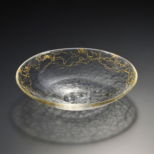 Kinshi Glass Bowl (S) Gold
