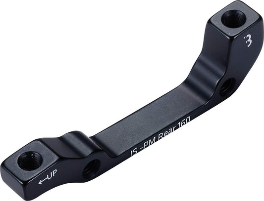 BBB BBS-93R Disc Brake Adapter Compatible with 160mm Rotors Power Mount Rear IS/Post Mount Conversion Black