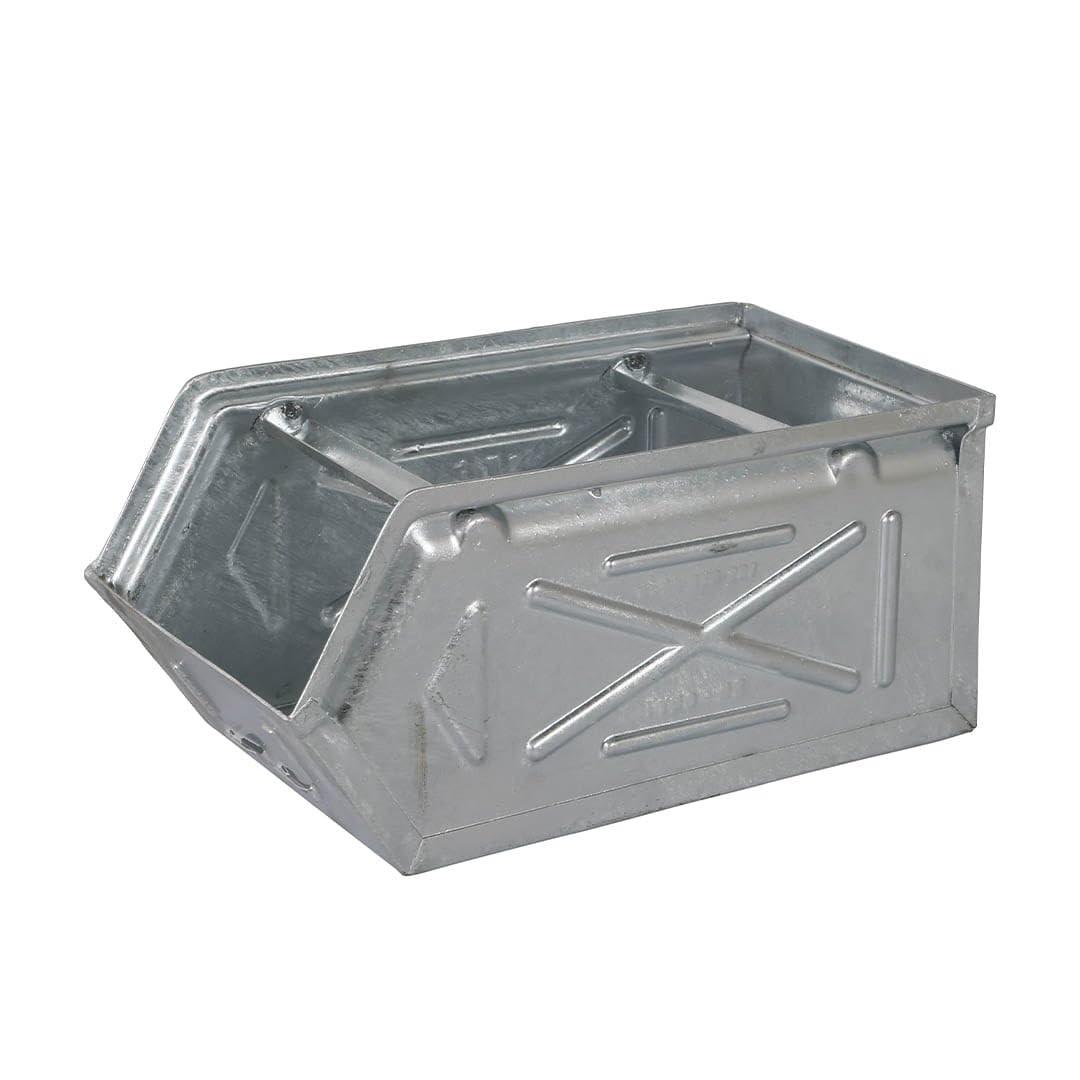 Dulton CH07-H298GV Parts Stocker, Galvanized, Comfortable Easy Storage Container Box, Storage Box, Height 5.1 inches (130 mm), Width 6.7 inches (170 mm), Depth 11.0 inches (280 mm)