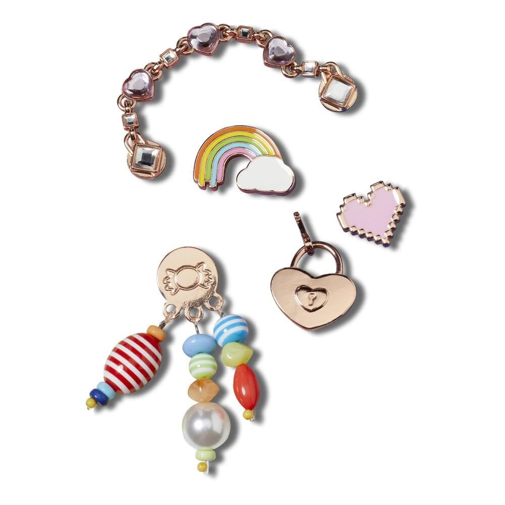 Crocs Unisex's Shine Like a Diamond Multicolor Shoe Charms-OneSize (10011499), Multicolour, One Size