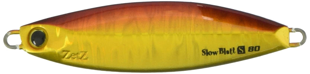 Palms SBS-80/MG-98 Zets Slow Brat Metal Jig Lure, S, 2.8 oz (80 g), Red Gold