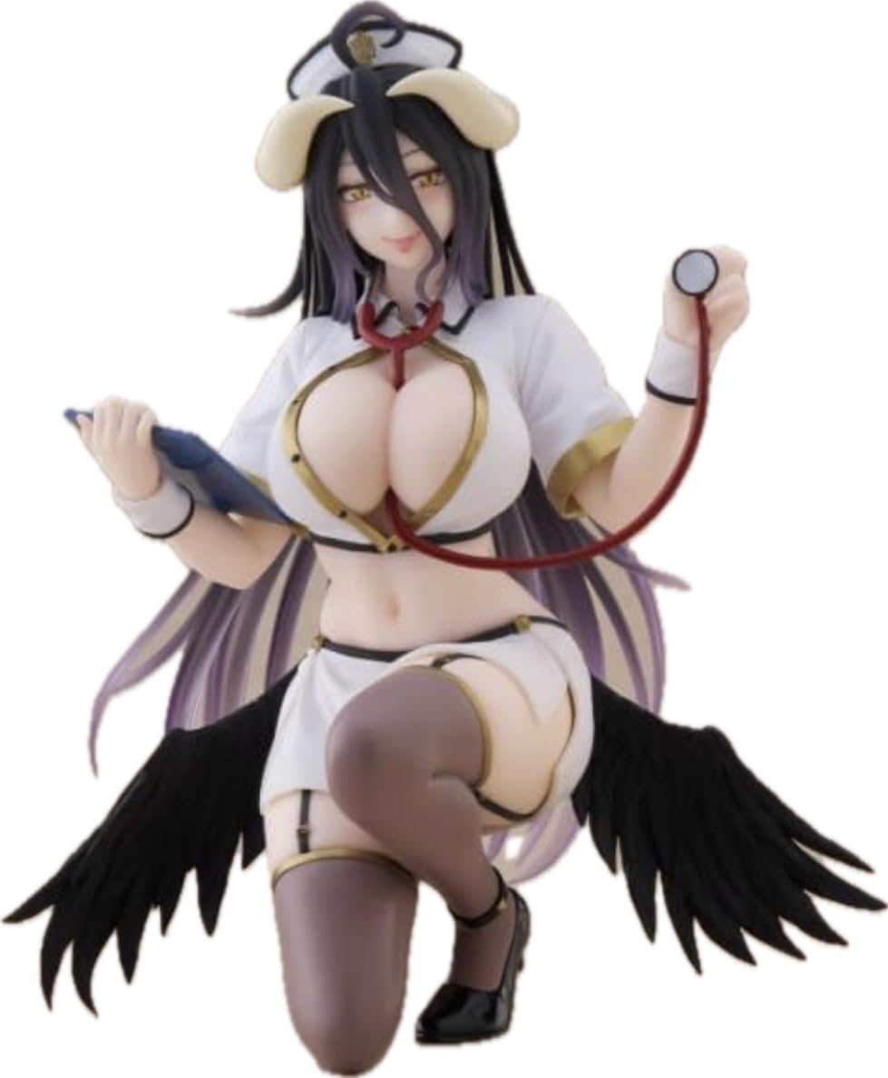 Thunder Tech Overlord Desktop Cute Figure Albedo - Nurse Ver -