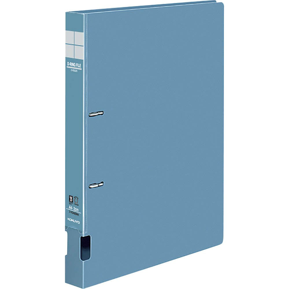Kokuyo D ring file Blue A4 portrait 200 pieces of staff-FD420B (japan import)