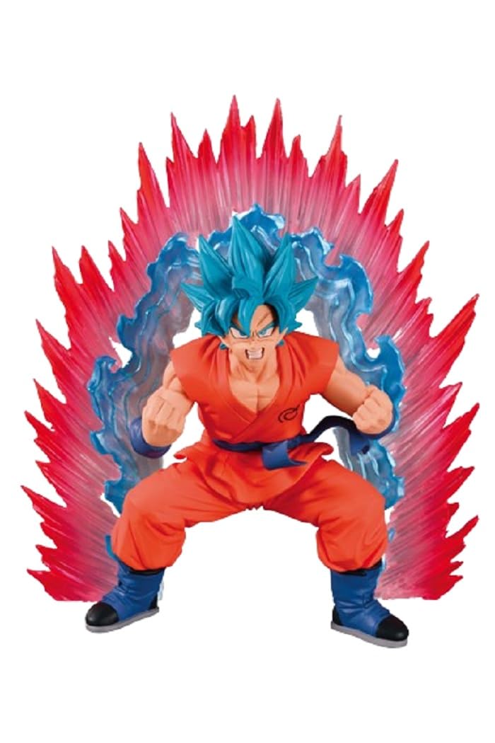 Dragon Ball Super Cho shingi den SSGSS Son Gokou - Kaio ken Blue Figure & Effect 2 Pack Set
