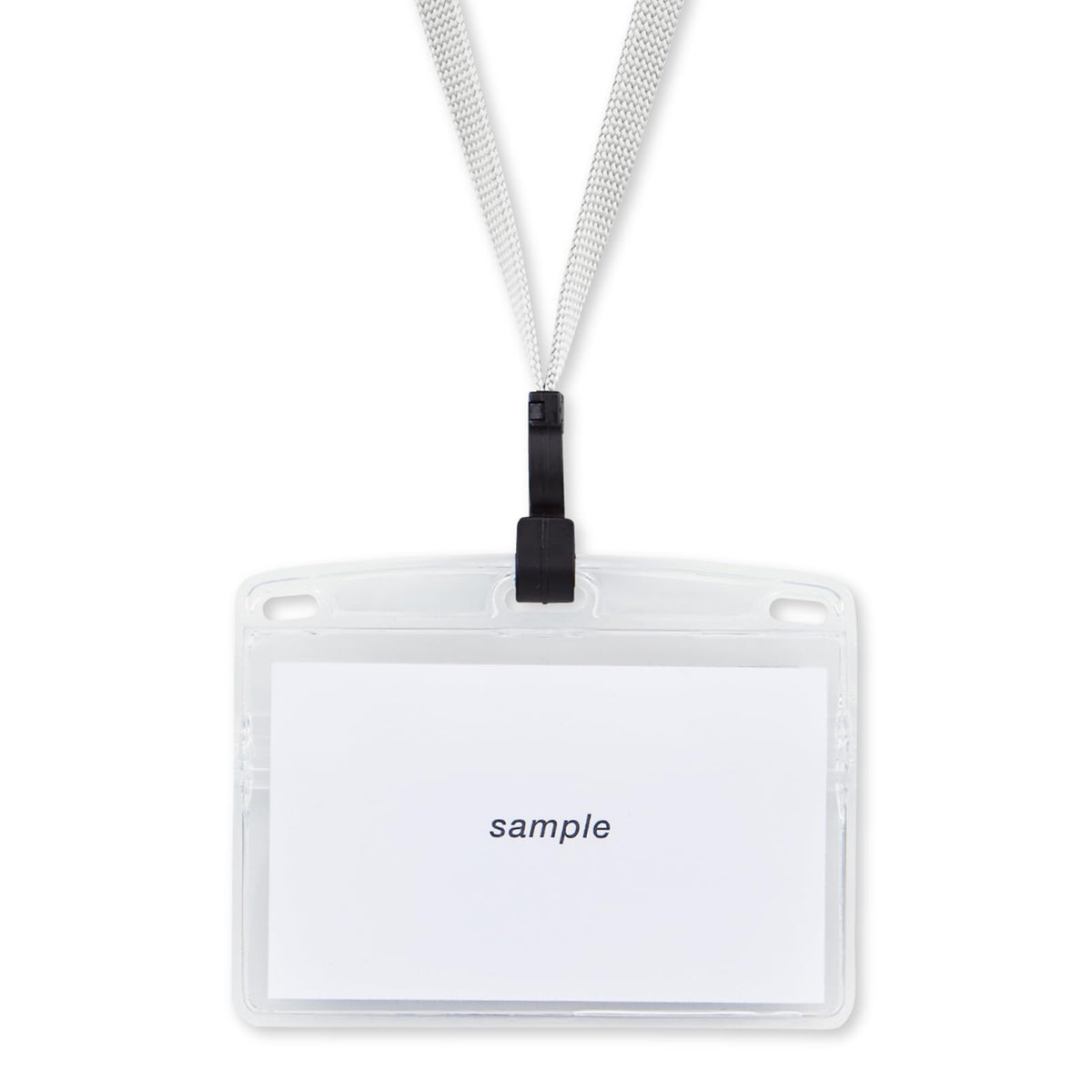 Open Industrial Hanging Name Tags Nameplate Name Tag Card Holder Name Holder Name Holder 10 Chuck Soft Case Ghoul Gray NL-22-CGY