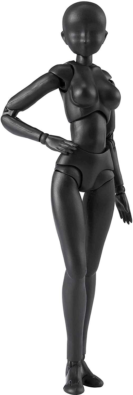 TAMASHII NATIONS - Body-Chan DX Set 2 (Solid Black Color Ver.), Bandai Spirits S.H.Figuarts Action Figure