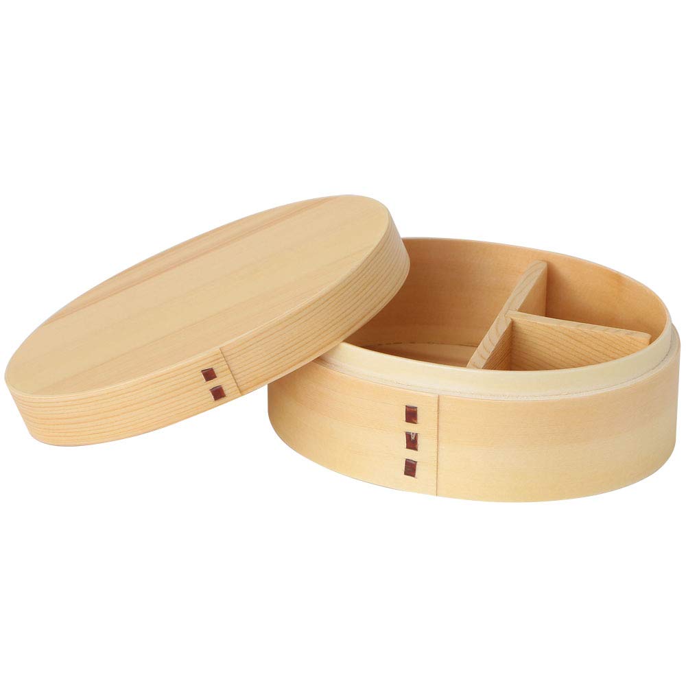 Nakashige International BDH022T Lunch Box, Natural, 0.7 x 0.5 x 3.0 inches (18 x 12 x 7.5 mm)