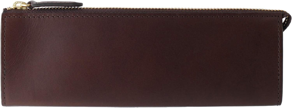 Slip-On Pen Case, Slip-On Rio Zipper Pen Case, L A-IOL-3501, A-IOL-3501, Chocolate